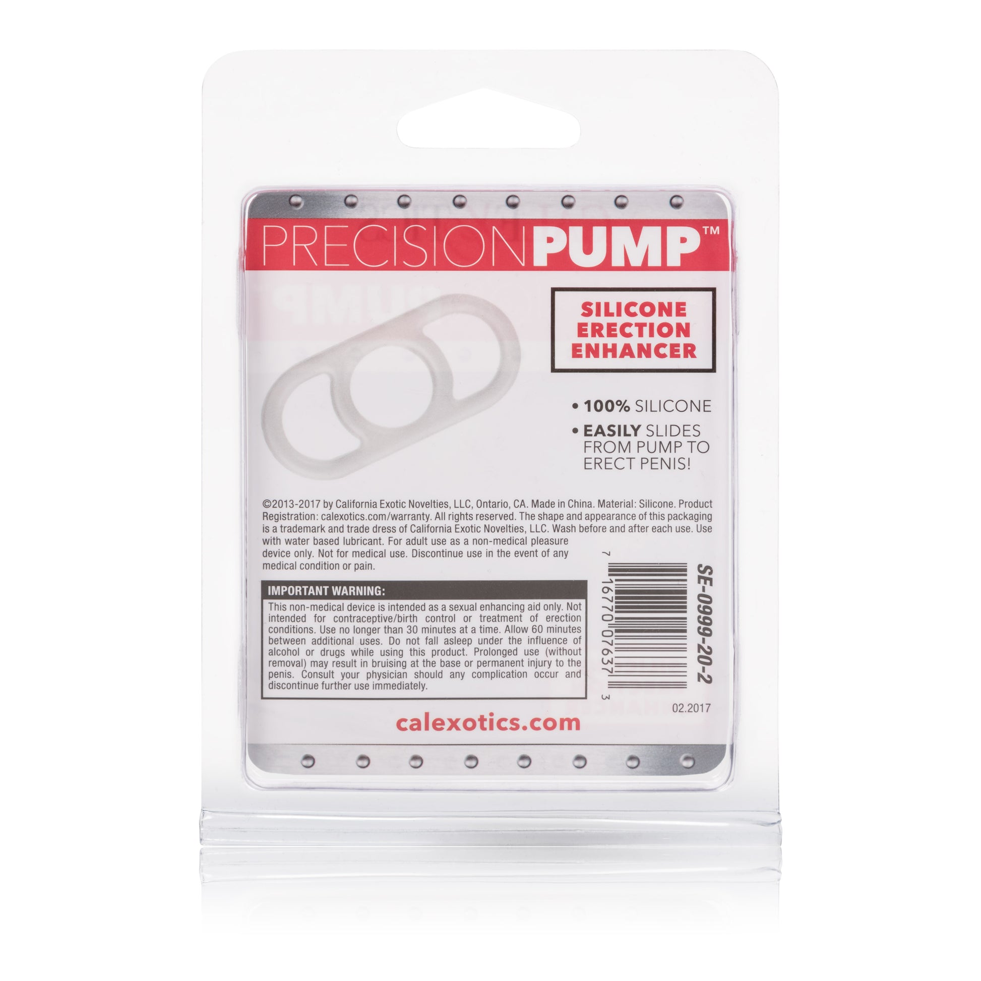 CalExotics Precision Pump Silicone Erection Enhancer – Clear