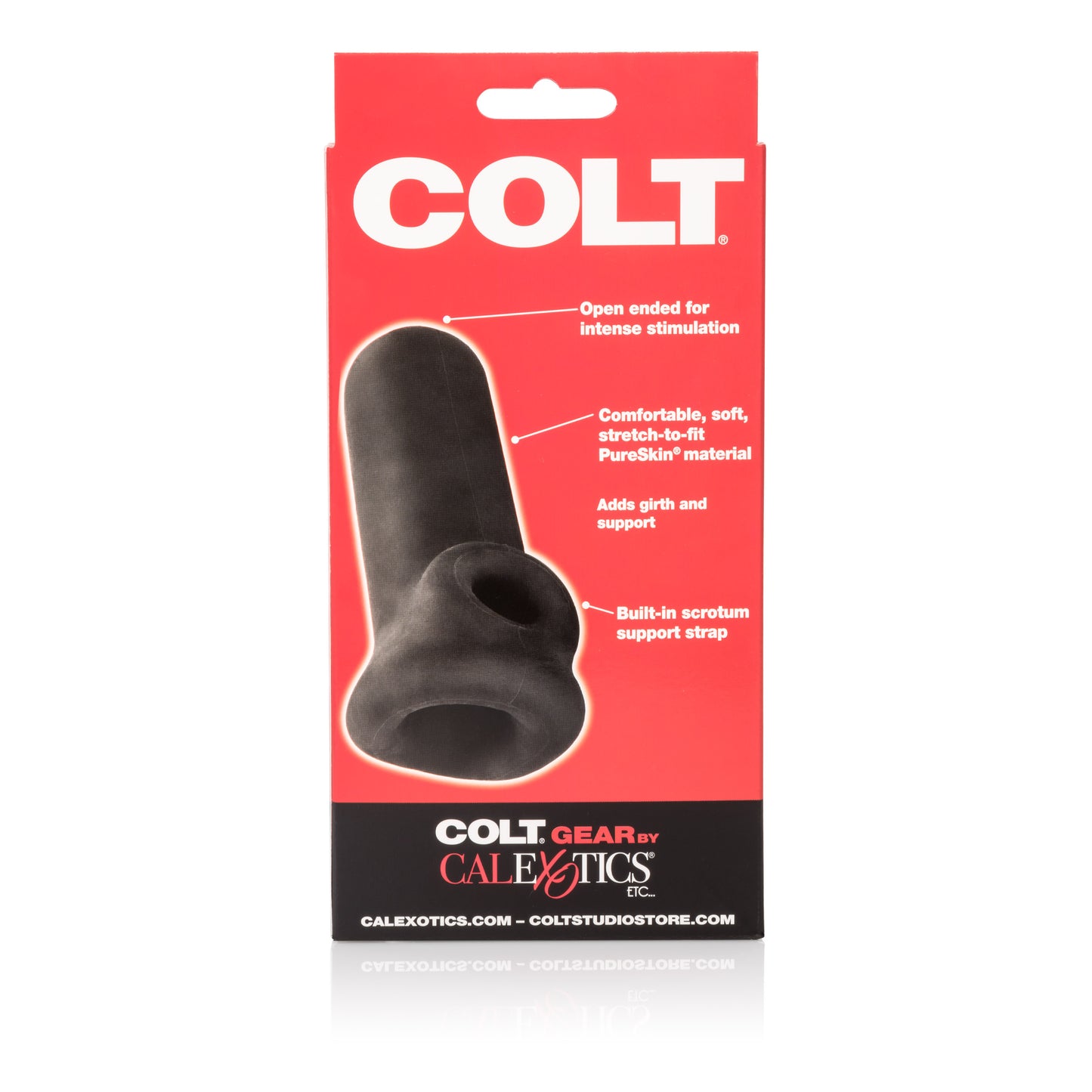 CalExotics Colt Slammer Sleeve – Black – Stretch-to-Fit Design