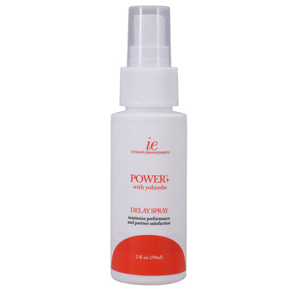 Doc Johnson Power Plus Delay Spray for Men – 2 Fl. Oz. – Odorless and Tasteless