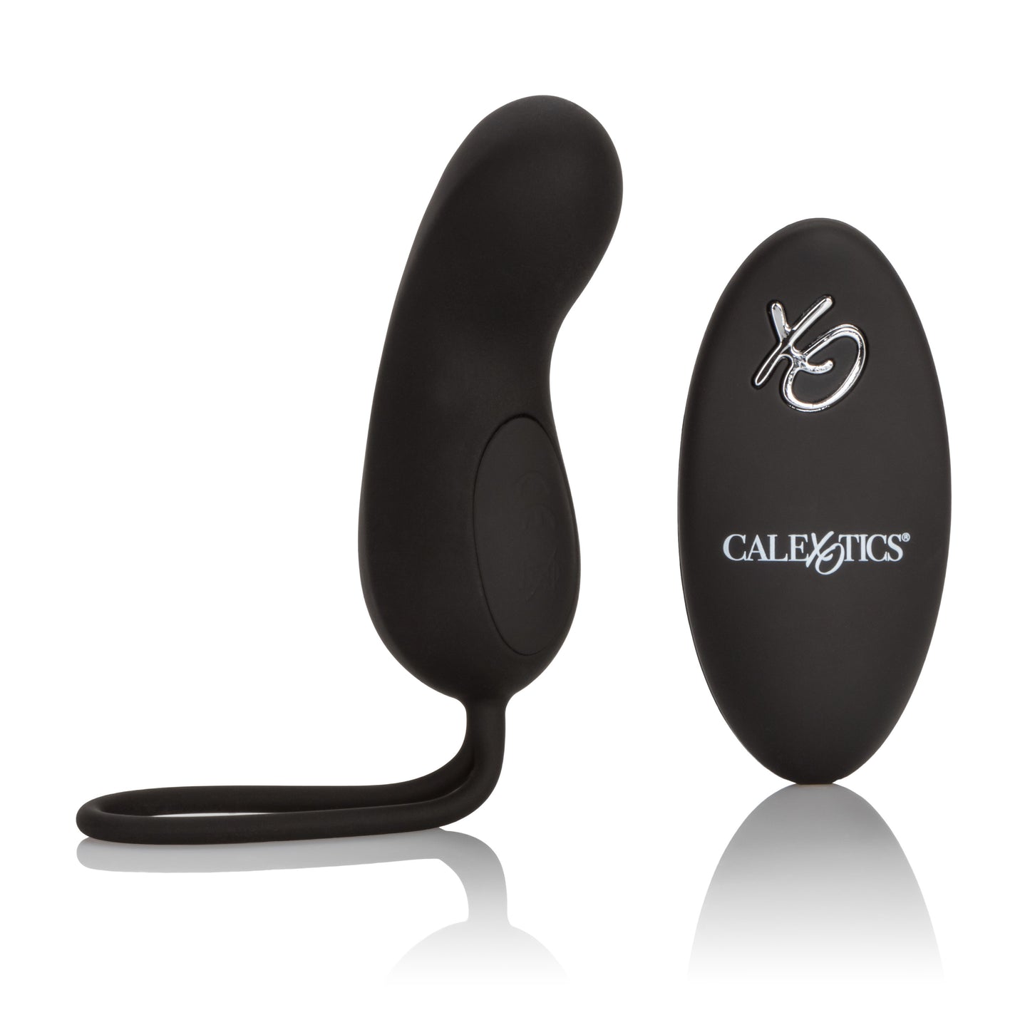 CalExotics Silicone Remote Rechargeable Curve Mini Massager - Black
