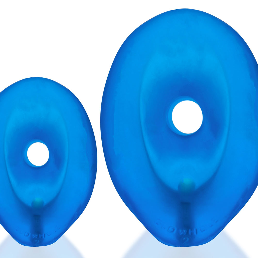 Oxballs Glow Hole 1 Butt Plug - Small - Blue Morph with LED Lighting