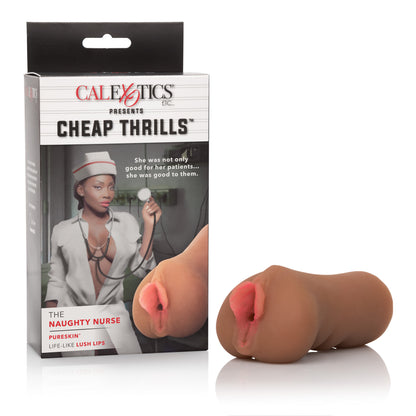 CalExotics Cheap Thrills Naughty Nurse - Realistic Design - Brown