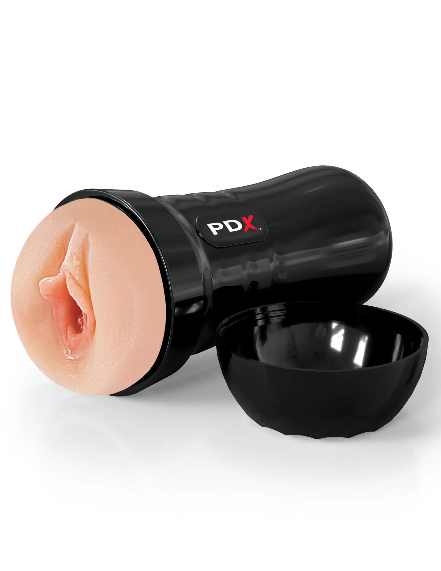 Pipedream Wet Pussies Super Juicy Snatch Self-Lubricating Stroker – Light Beige
