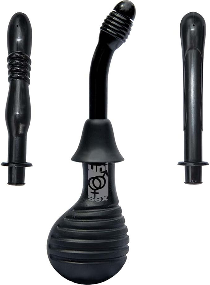 Nasstoys The Big Douche – Black – Waterproof Douche with Three Attachments