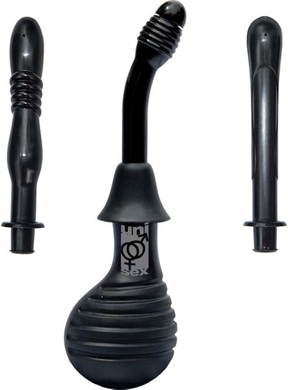 Nasstoys The Big Douche – Black – Waterproof Douche with Three Attachments
