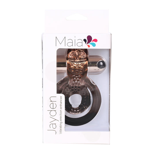 Maia Novelties Jayden Vibrating Erection Enhancer Ring - Rose Gold