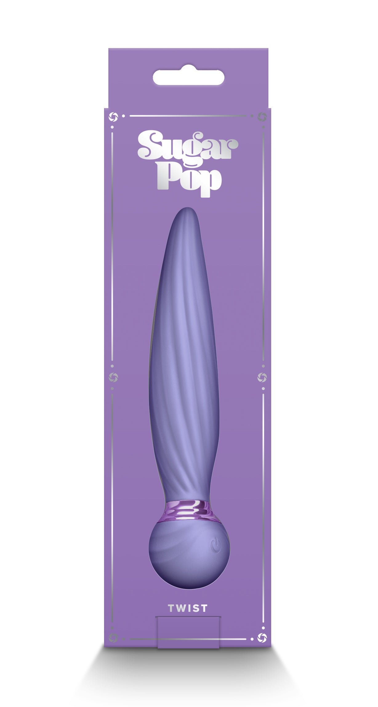 Sugar Pop Twist Vibrator with Gyrating Shaft and 7 Vibration Modes – Purple