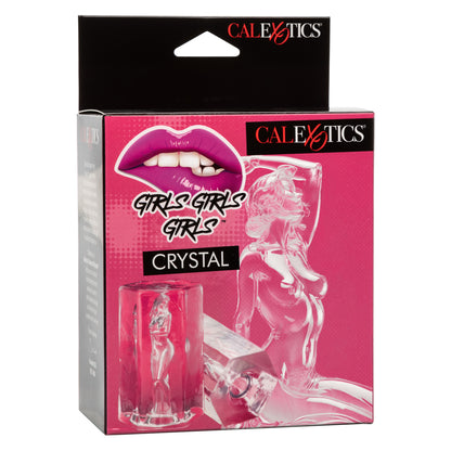 CalExotics Girls Girls Girls Crystal Masturbator – Clear – Soft and Stretchy