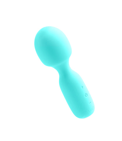 VeDO Wini Rechargeable Mini Wand - Turquoise - 10 Vibration Modes