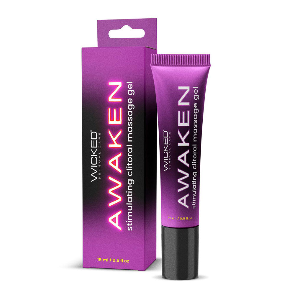 Wicked Awaken Clitoral Massaging Gel – 0.5 Oz – Herbal Blend for Heightened Sensitivity