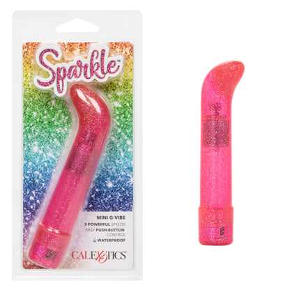CalExotics Sparkle Mini G-Vibe – Mini G Massager with 3 Vibration Speeds – Pink