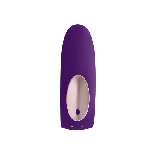 Satisfyer Double Plus Remote Vibrating Device – Purple