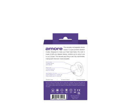 Amore Rechargeable Pleasure Vibe - Purple