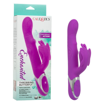 CalExotics Enchanted Throbbing Butterfly - Triple Motor Pleasure Toy - Purple