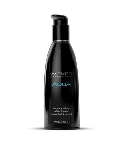 Wicked Aqua Water-Based Lubricant – 2 Fl. Oz. – Fragrance Free