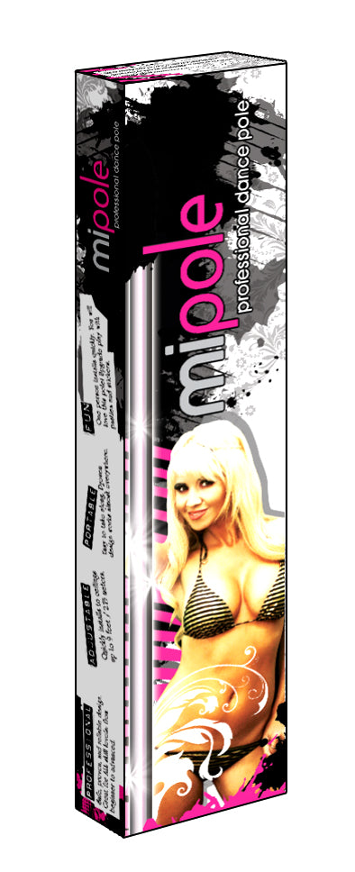 Mipole Professional Dance Pole Kit – Static Pole – Silver