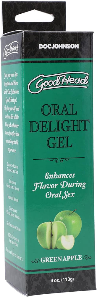 Doc Johnson Good Head Oral Delight Gel – Green Apple Flavor