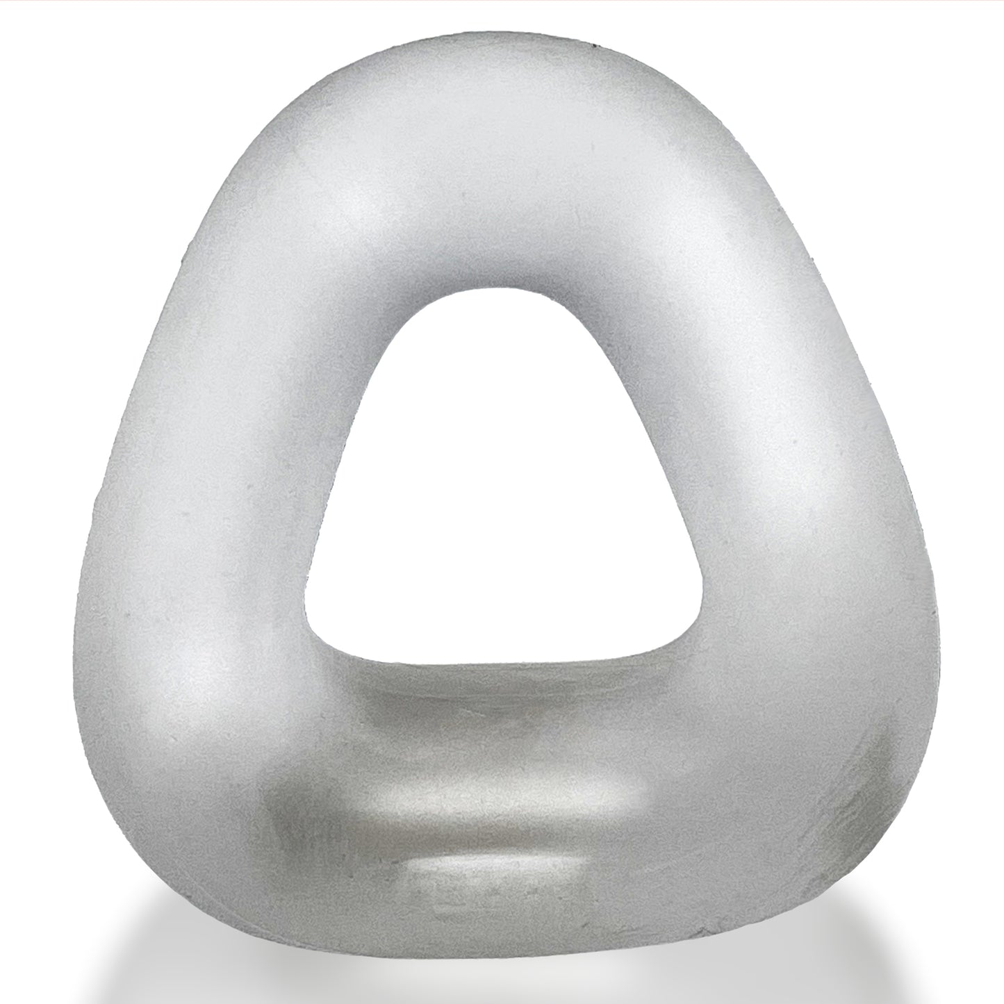 Zoid Trapazoid Lifter Cockring - Clear Ice - Silicone Blend