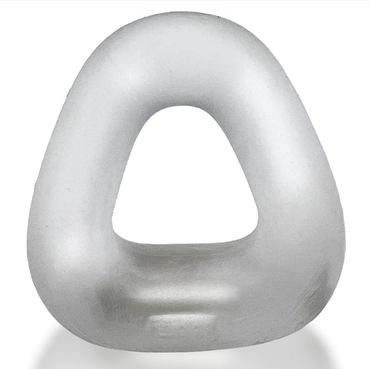 Zoid Trapazoid Lifter Cockring - Clear Ice - Silicone Blend