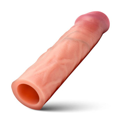 Curve Toys Jock 1.5" Silicone Penis Extension Sleeve - Realistic Beige