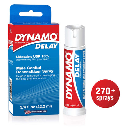 Dynamo Delay Spray - Male Genital Desensitizer - 0.75 Fl Oz