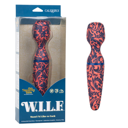 CalExotics Naughty Bits W.I.L.F Wand – Multi-Function Personal Massager – Multi Color