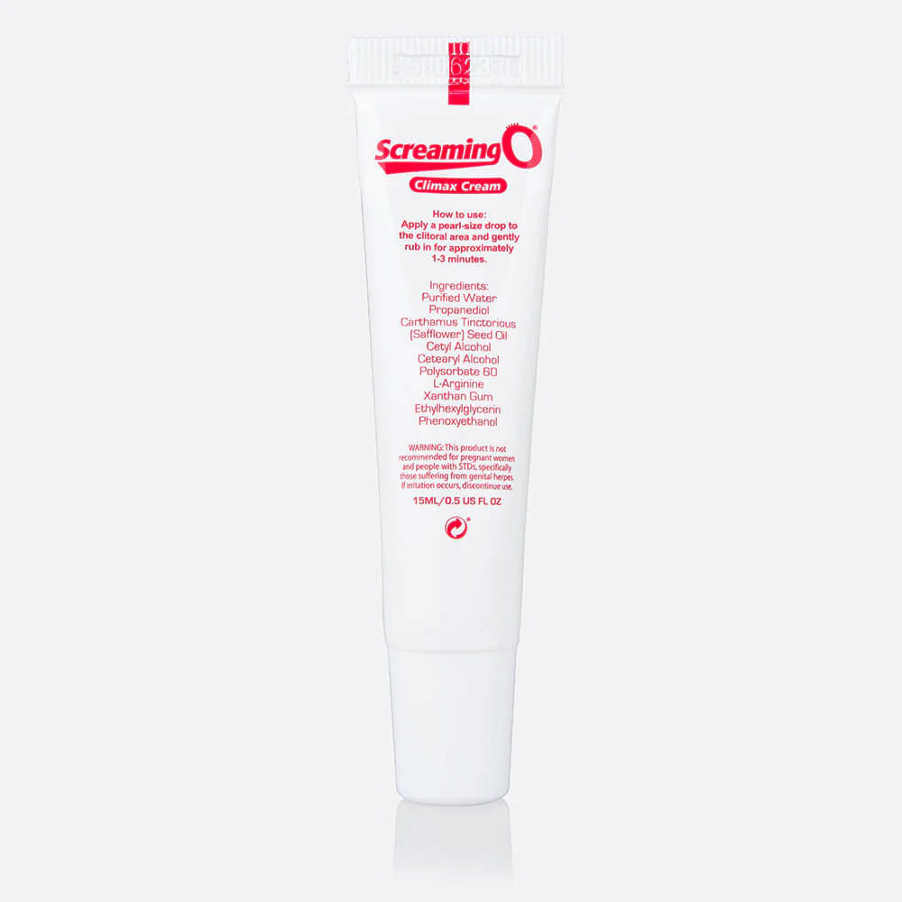 Screaming O Climax Cream - Intimacy Enhancement Cream - 15 ml Tube