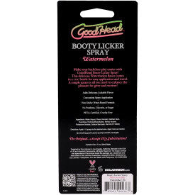 Goodhead Booty Licker Spray Watermelon – 1 oz Flavored Spray