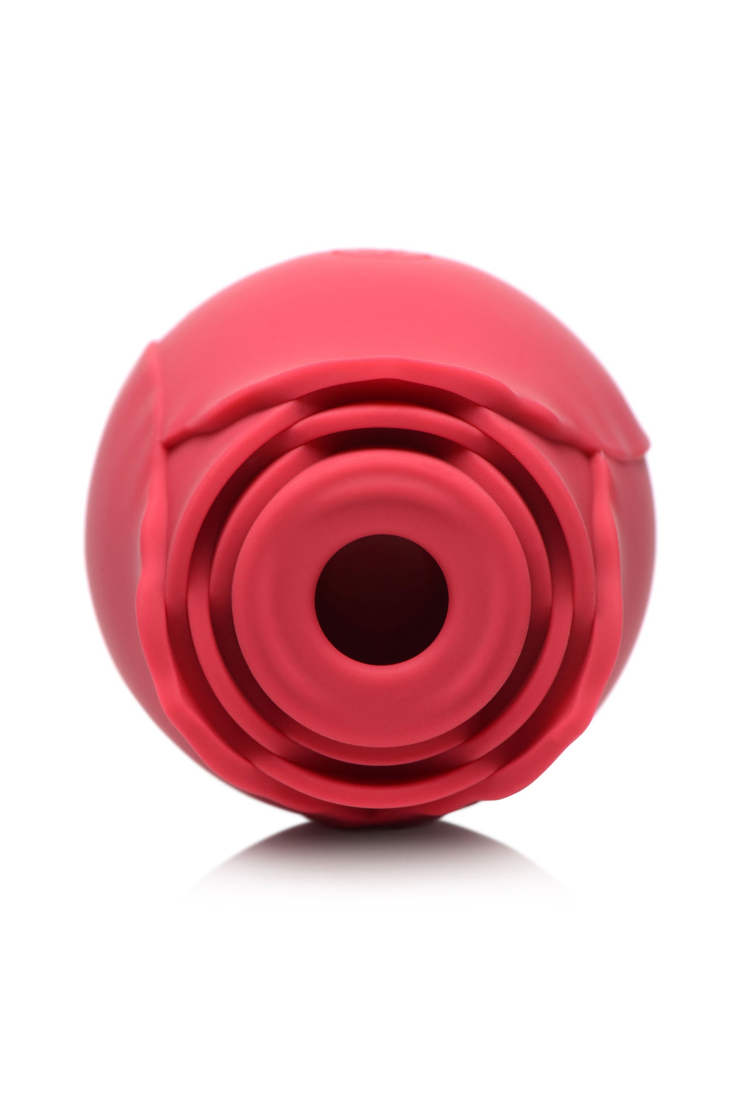 XR Brands Bloomgasm Rose Clit Stimulator - Red - Waterproof with 3 Intensity Levels and 7 Patterns