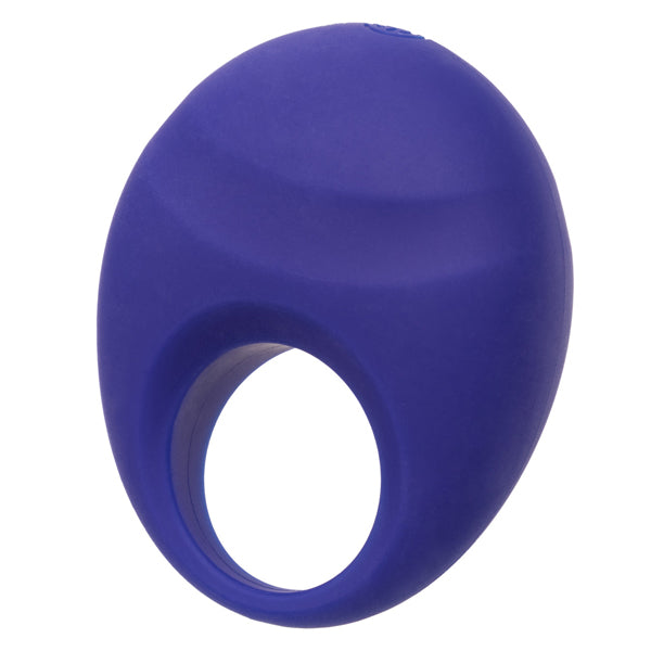 CalExotics Closer Intimate Rechargeable Ring Embrace - Purple - Multi-Speed Waterproof Vibrating Ring
