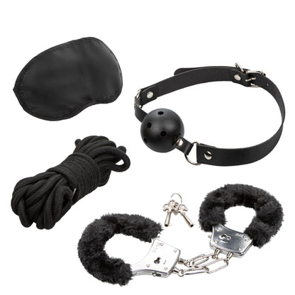 CalExotics Pleasure Kits Explorer Collection - Sensory Play Set - Black