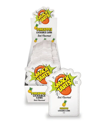 Little Genie SMACK Tarts Lube 3ML Pouch Display – Sour Pineapple