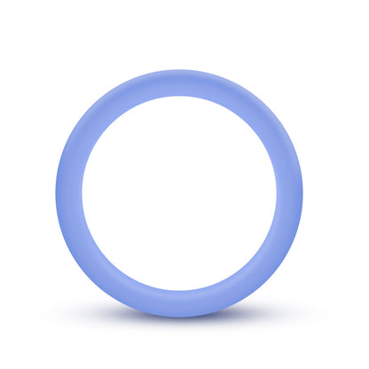 Blush Performance Silicone Glo Cock Ring – Glow-in-the-Dark – Blue