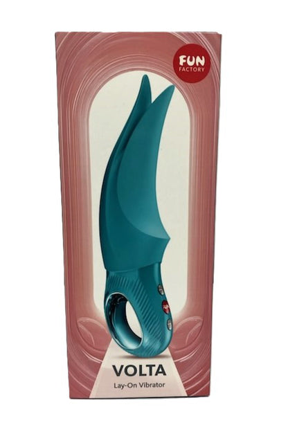 Fun Factory Volta Lay-on Vibrator – Aquamarine – Multi-Speed and Waterproof