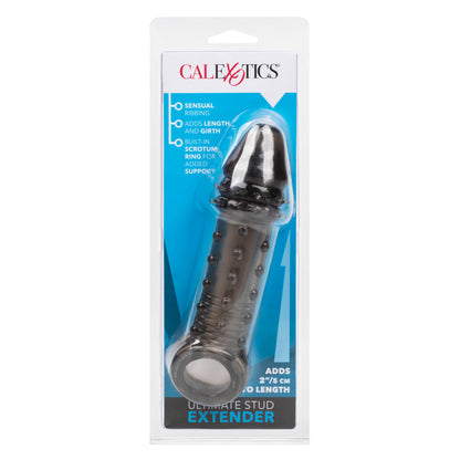 CalExotics Ultimate Stud Extender Male Enhancer – Gray, Adds 2 Inches Length