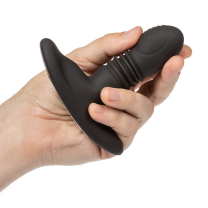 CalExotics Eclipse Thrusting Rotator Probe – Black – 12-Function Vibrating Probe