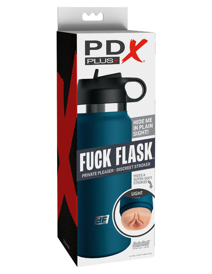 Pipedream Fuck Flask Private Pleaser Stroker – Blue