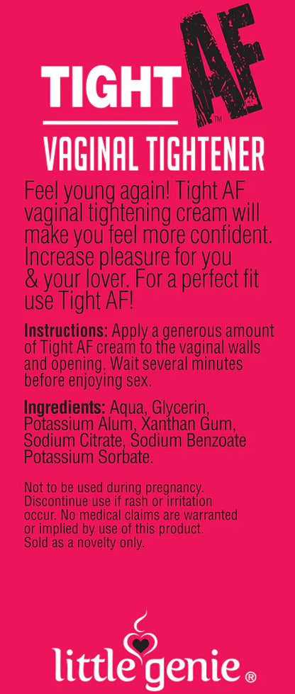 Little Genie Tight AF Vaginal Tightener 1.5oz – Enhances Sensitivity