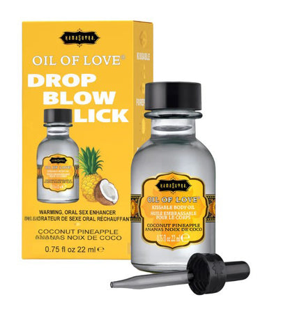 Kama Sutra Oil of Love - Coconut Pineapple - Foreplay Oil - 0.75 Fl. Oz.