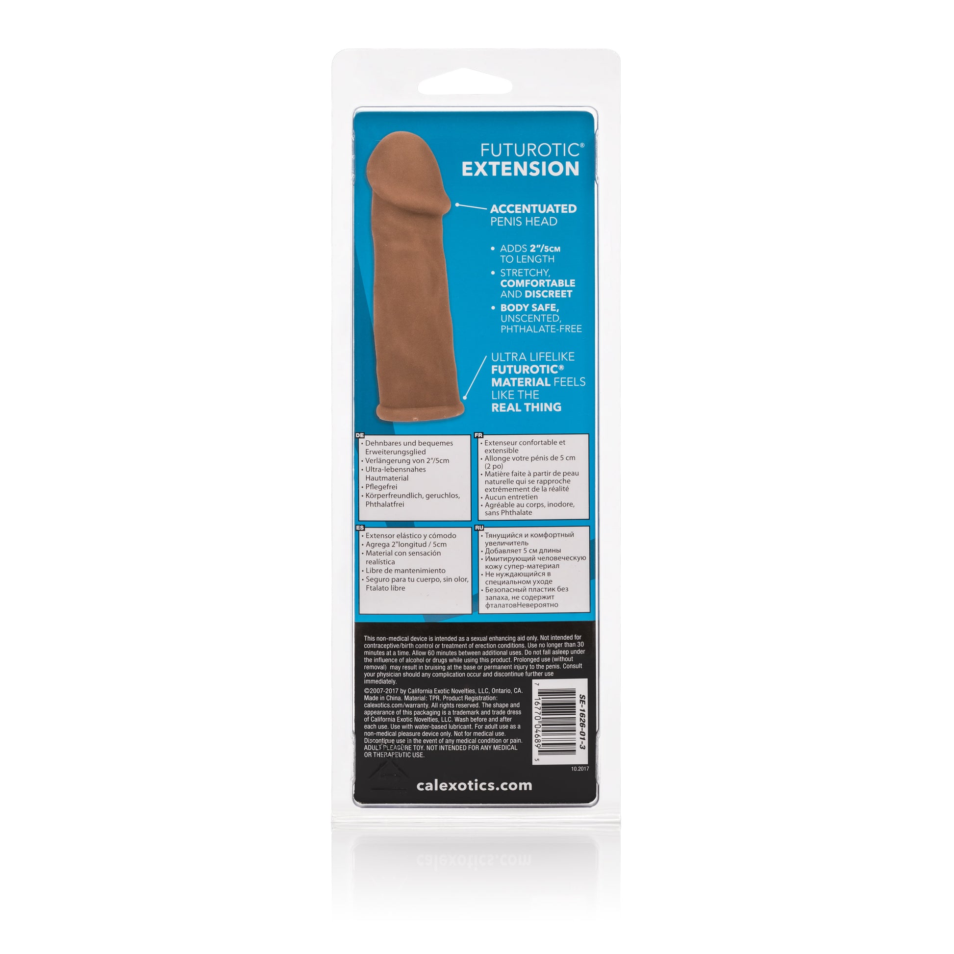 CalExotics Futorotic Penis Extender – Brown – Life-like Extension