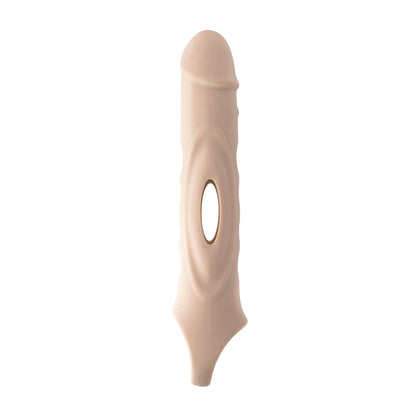 Evolved Novelties Big Boy Extender - Remote-Controlled Vibrating Penis Extender - Beige