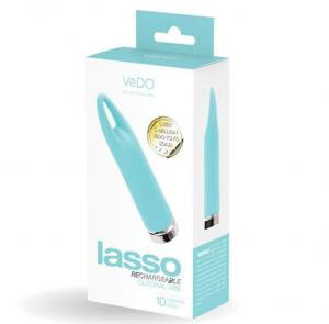 VeDO Lasso Rechargeable Clitoral Bullet Vibrator – Turquoise