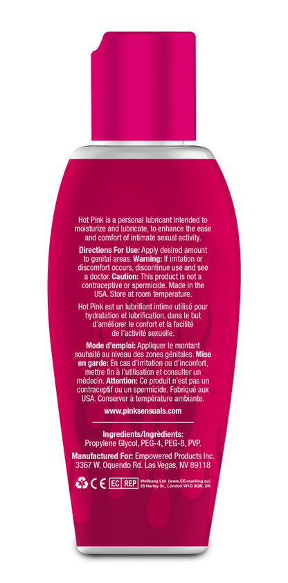 Gun Oil Pink Hot Pink Warming Lubricant for Women - 2.8 Oz