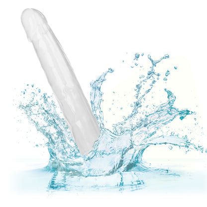 CalExotics Size Queen 12-Inch Realistic Dildo with Suction Cup – Clear