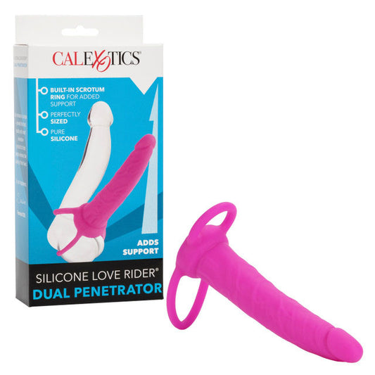 CalExotics Silicone Love Rider Dual Penetrator – Pink