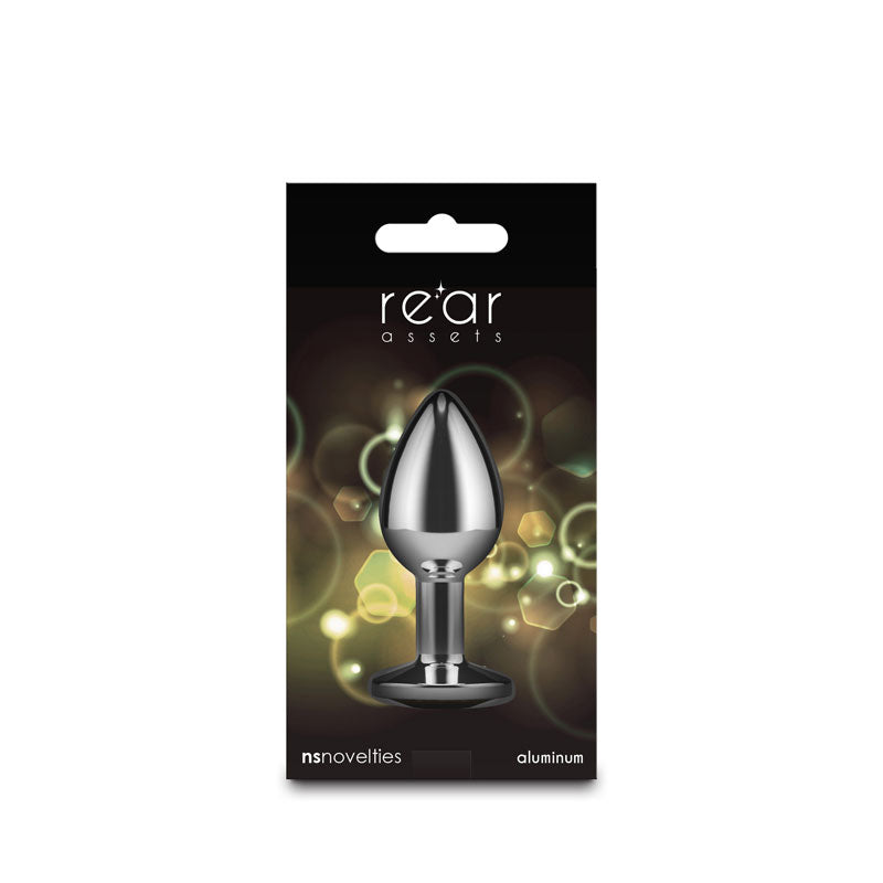 NS Novelties Rear Assets Silver Small Anal Toy - Yellow