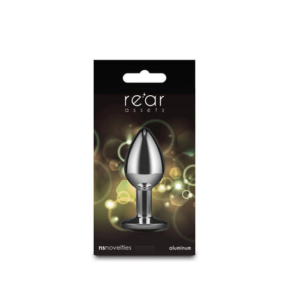 NS Novelties Rear Assets Silver Small Anal Toy - Yellow