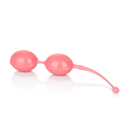 CalExotics Weighted Kegel Balls - Pink - Ergonomic Design for Comfortable Use