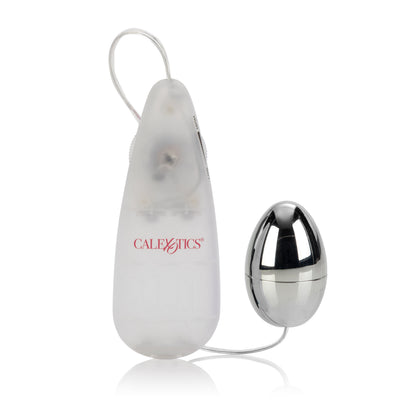CalExotics Pocket Exotics Vibrating Egg – Silver – Multi-Speed