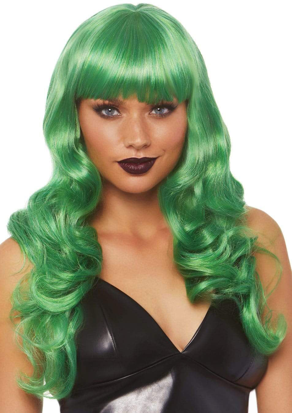 Leg Avenue 24 Inch Long Wavy Wig – Green